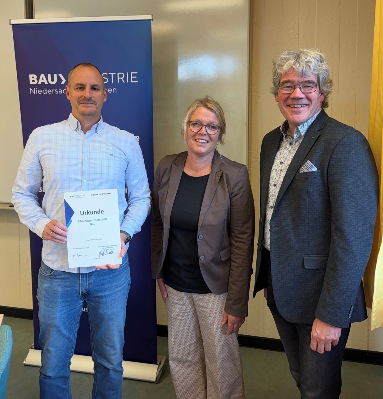 v.l. Kristian Wickboldt, Sabine Kuhlmeier, Hauke Uphoff-Bartelds